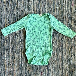Kate Quinn Green Jellyfish Print Bodysuit